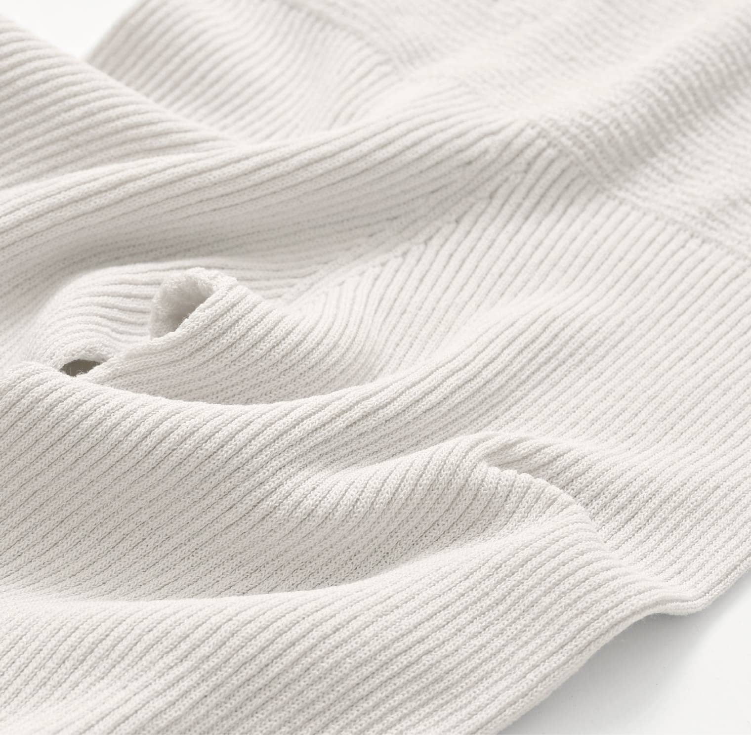 あしをつつむ / おなかを守るハラマキ付き リブ編みレギンス なめらかレーヨン