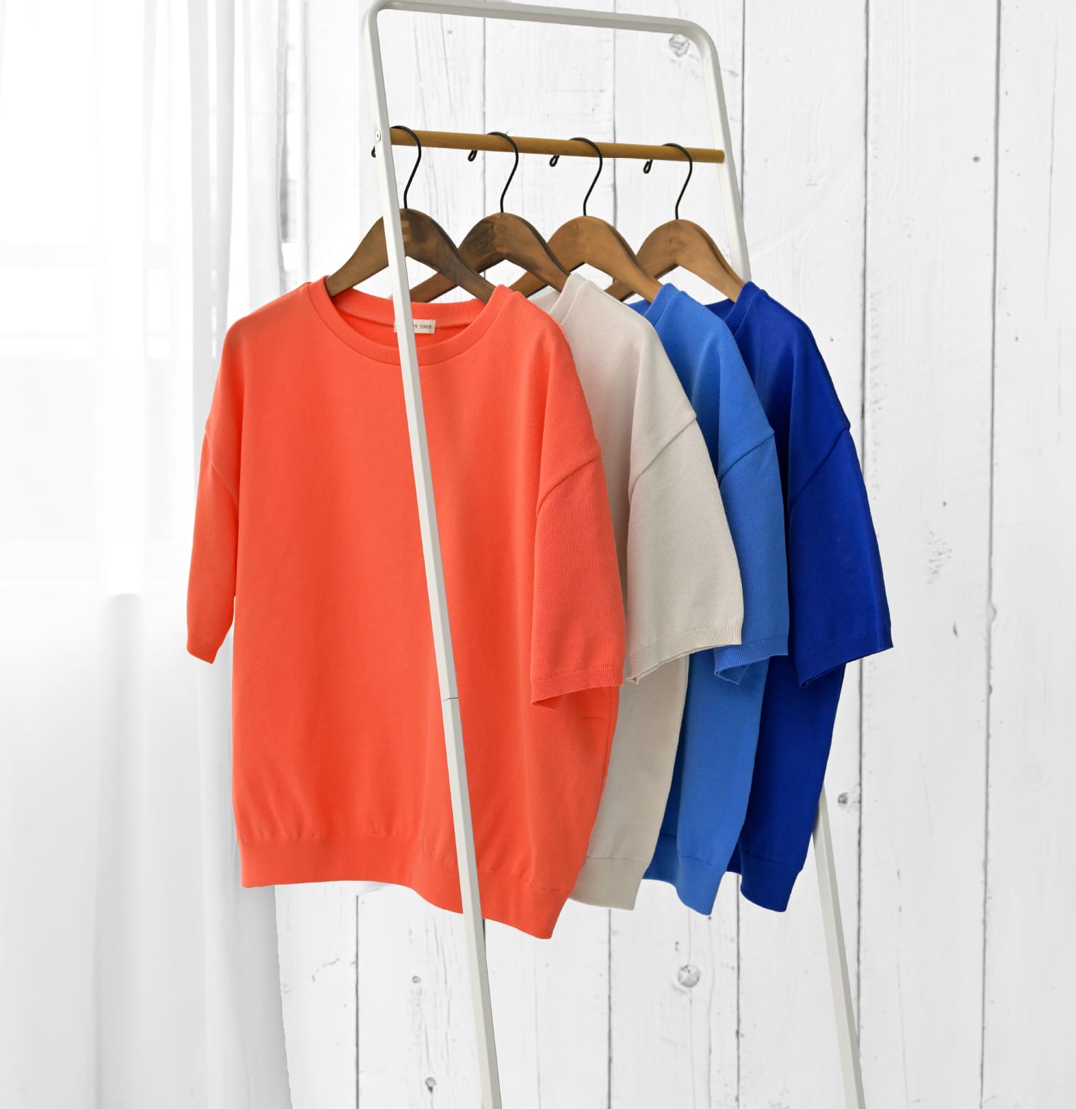 からだをつつむ / 洗えるさらりコットン ストレッチTシャツ