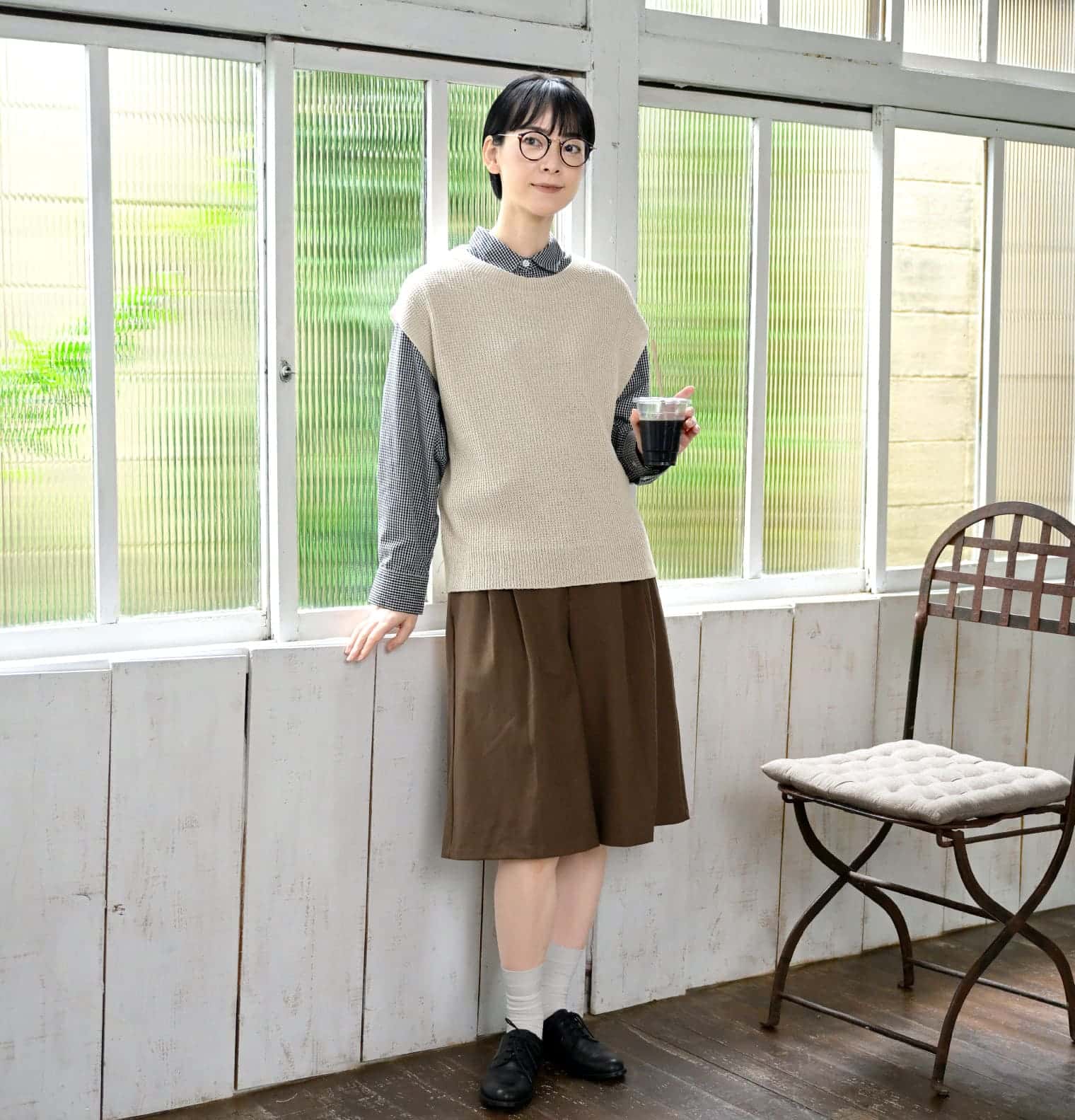 からだをつつむ / ゆったりベスト 洗える和紙