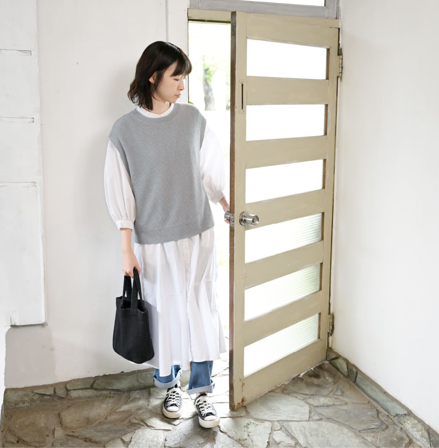 からだをつつむ / ゆったりベスト 洗える和紙