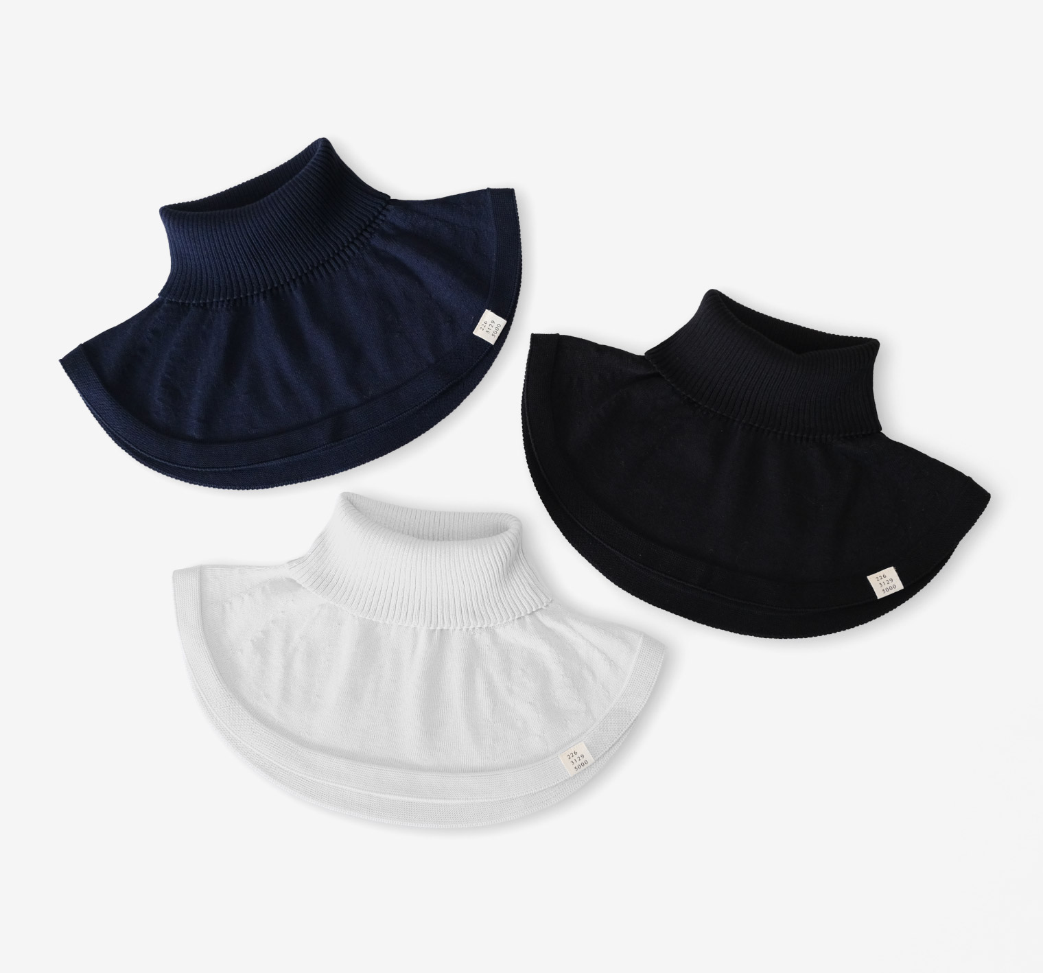 くびをつつむ つけ衿 オーガニックコットン