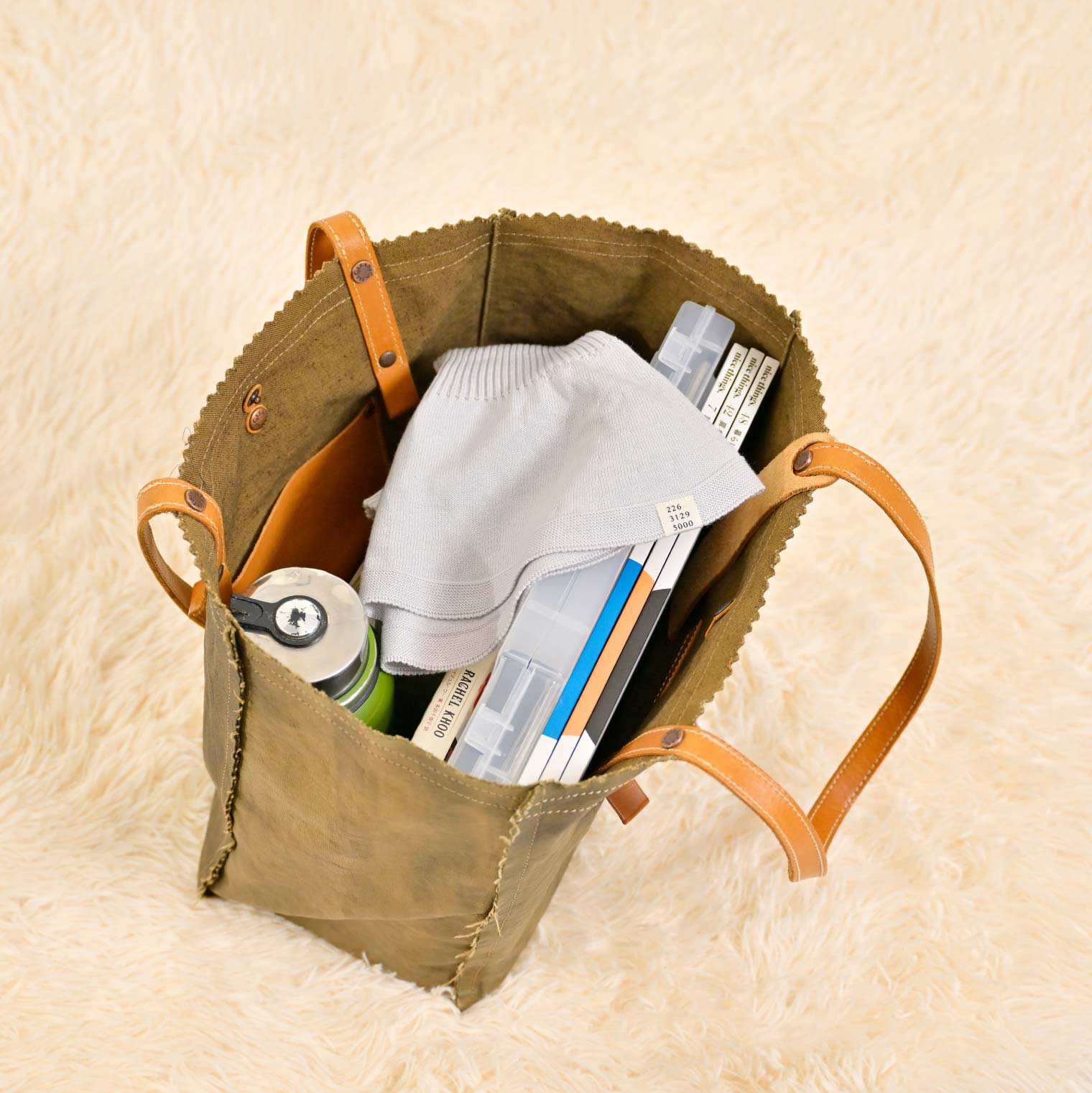 くびをつつむ つけ衿 オーガニックコットン