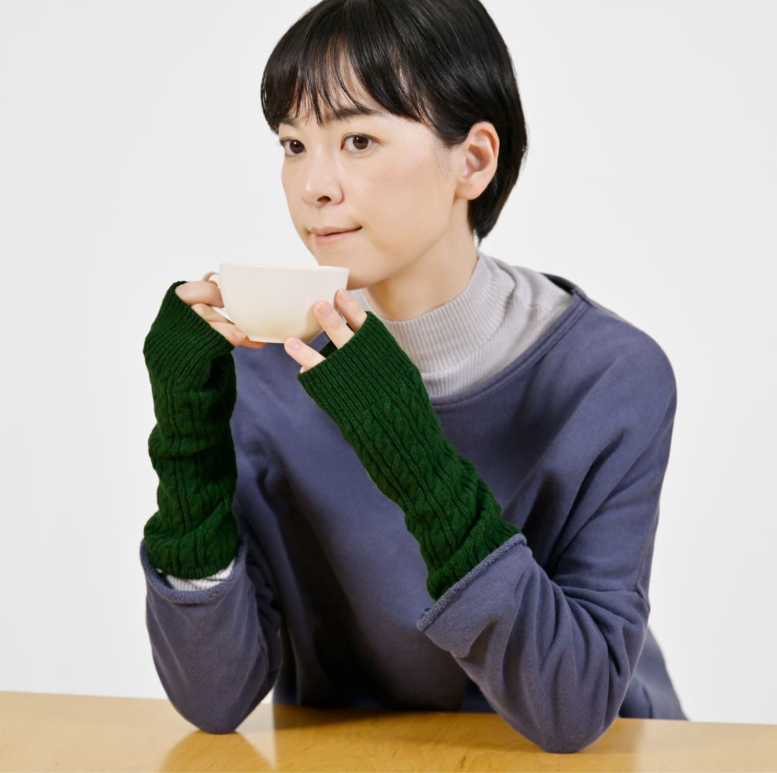 てをつつむ / フィットするアームウォーマー ケーブル